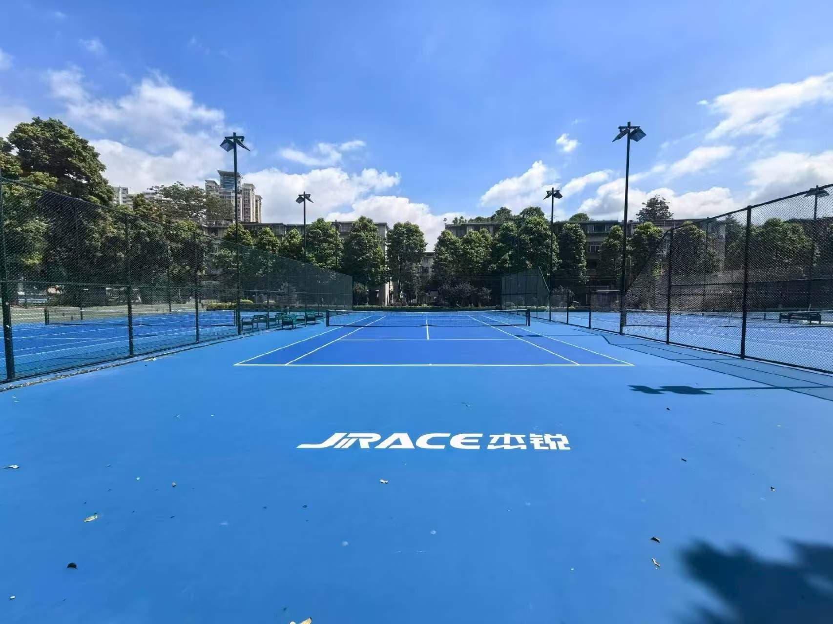 ITF-certified Silicon PU sport court